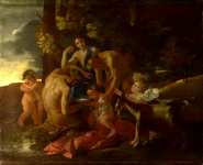 Nicolas Poussin - The Nurture of Bacchus